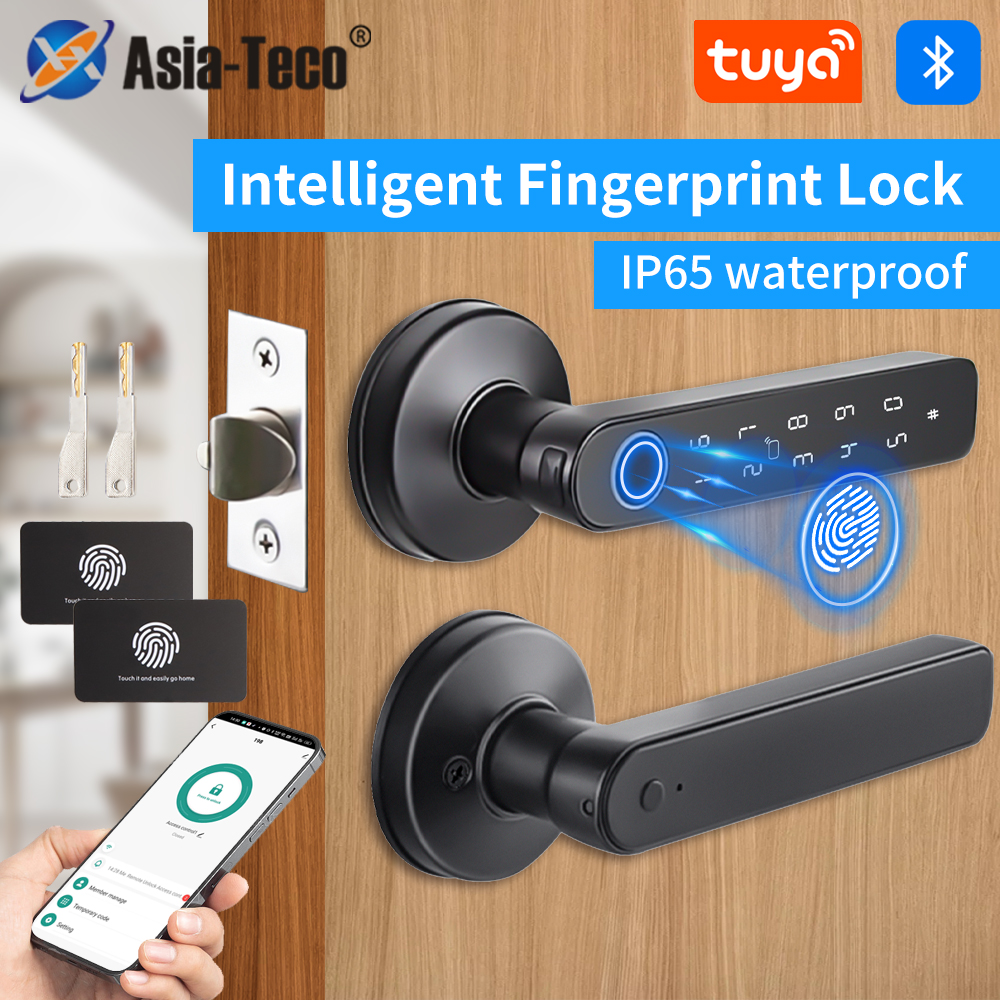 Smart Garden Door Lock - M5 Tuya BLE Fingerprint Door Lock