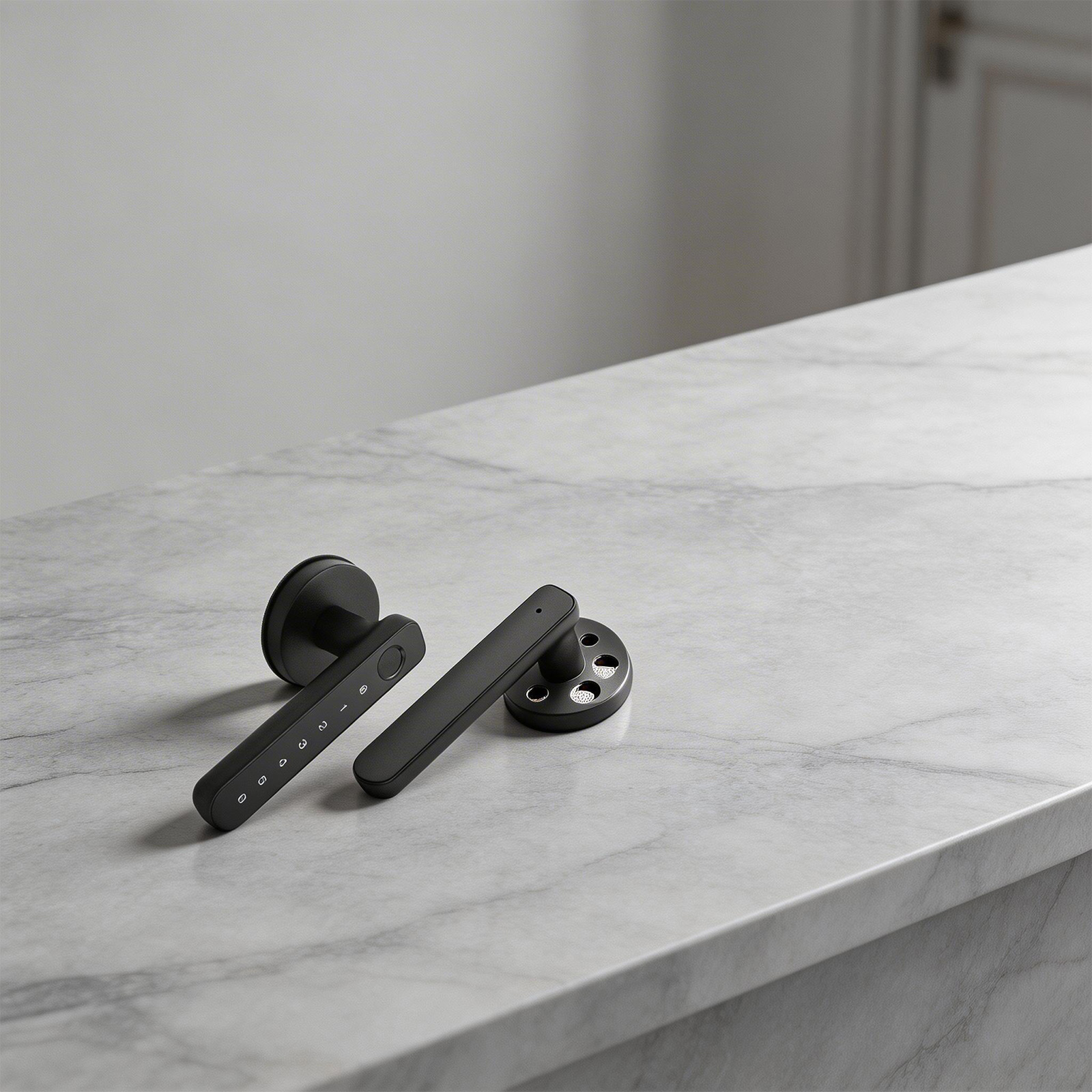 Smart Garden Door Lock - Smart Handle Lock with Fingerprint Password