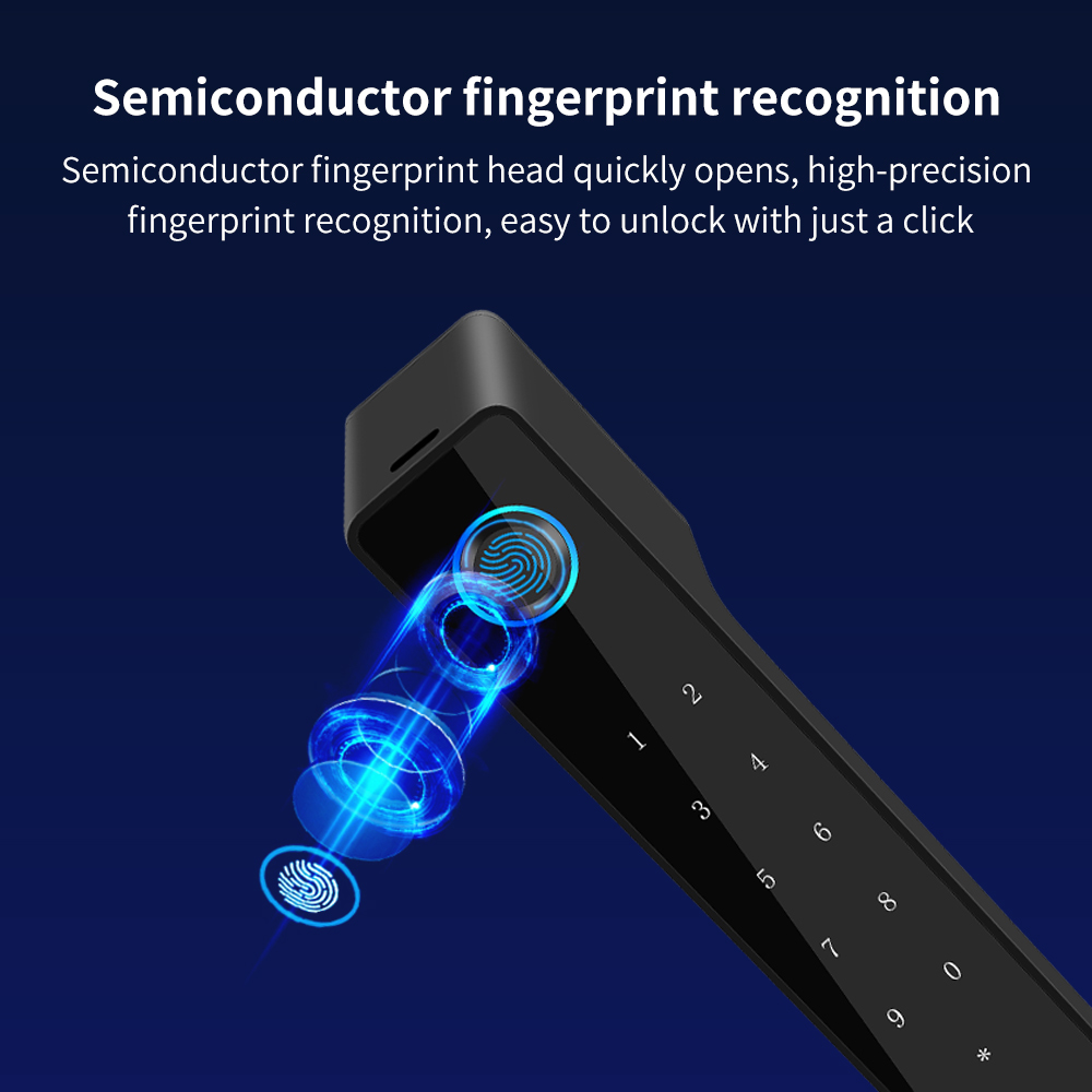 Minimalist Electronic Fingerpr - Smart Garden Door Lock review and price
