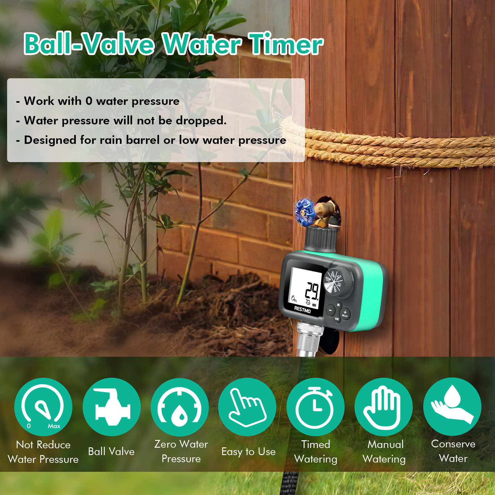Ball Valve Garden Water Timer  - Smart Garden Valve review and price