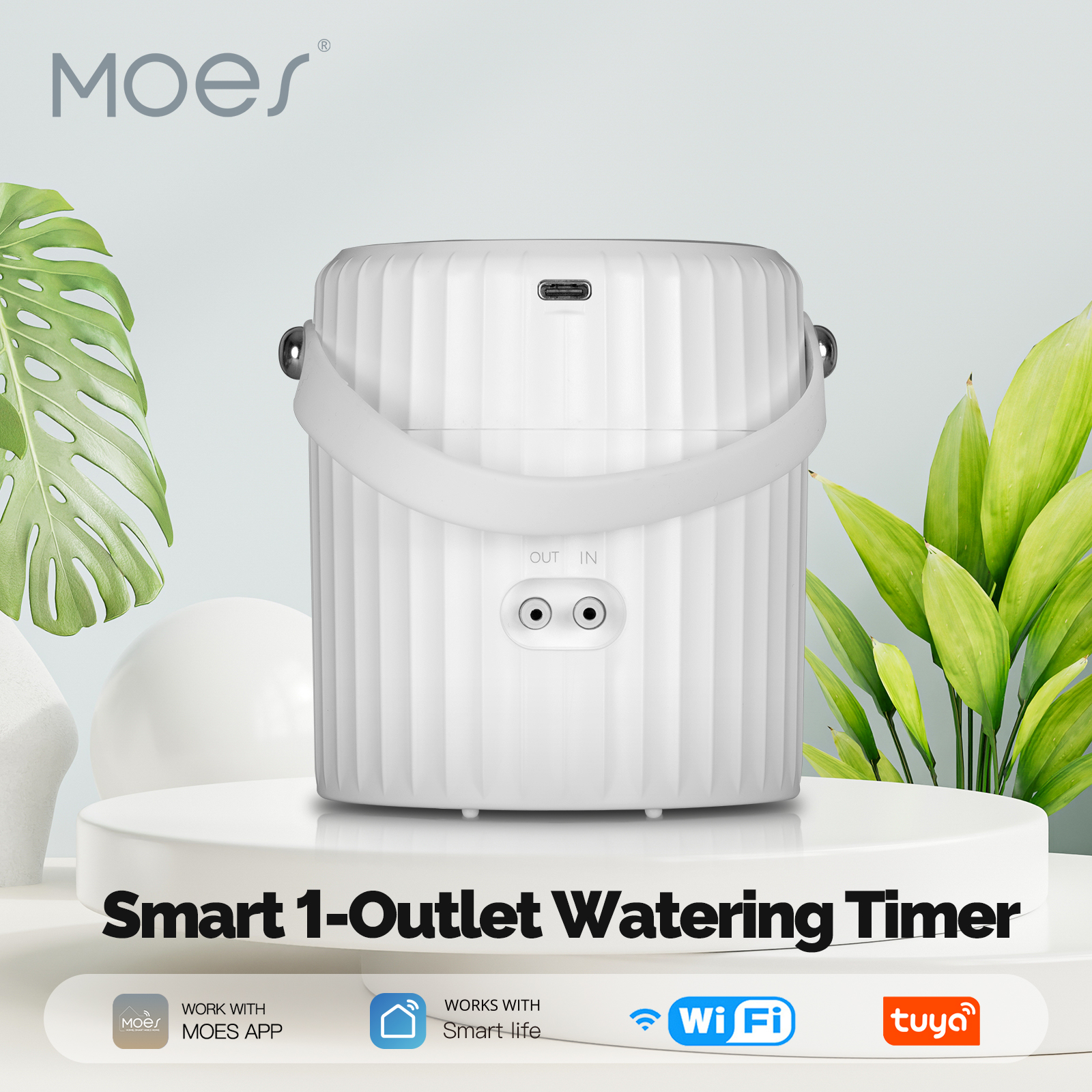 MOES Tuya WiFi Watering Pump T - Smart Garden Iot review and price