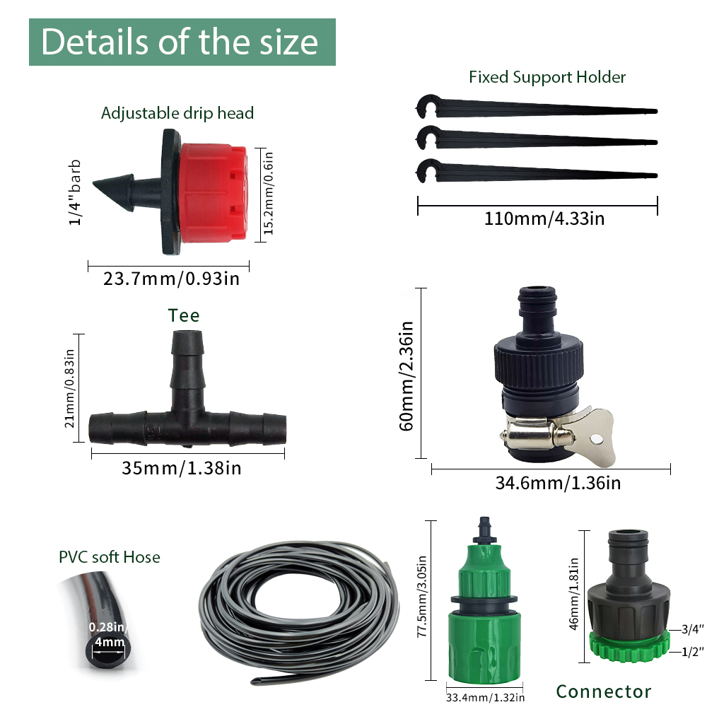 15M-25M Micro Drip Watering Ki - Smart Garden Auk review and price