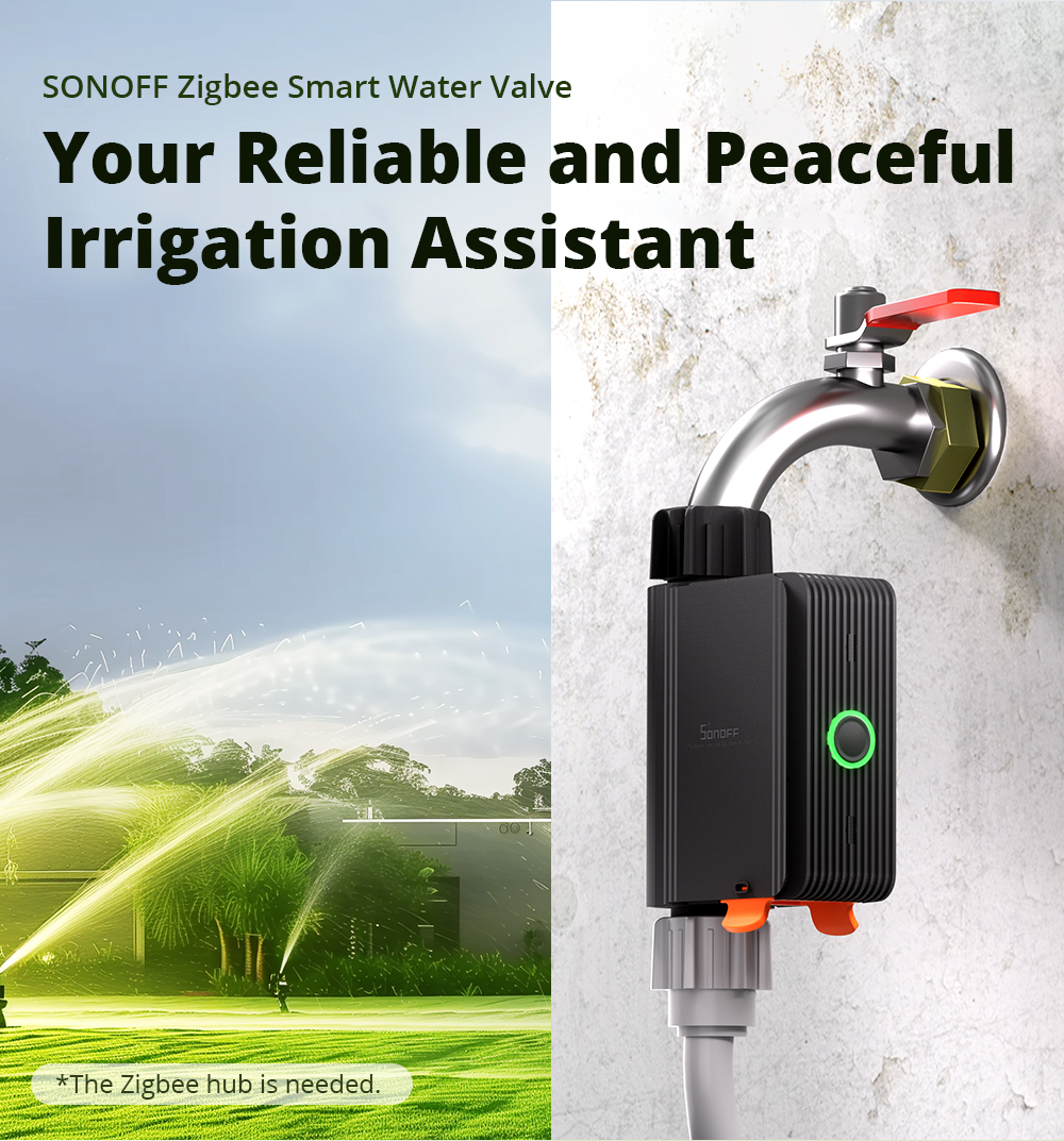 SONOFF SWV Zigbee Smart Water  - Smart Garden Valve review and price