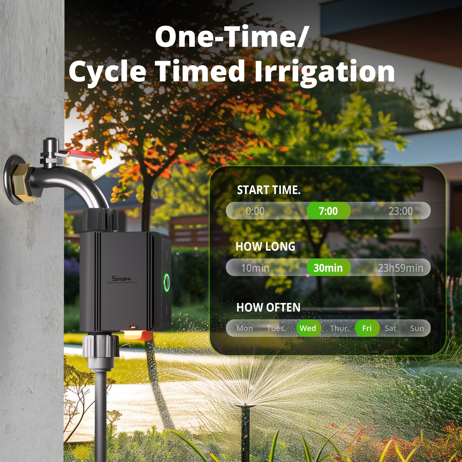 SONOFF SWV Zigbee Smart Water  - Smart Garden Valve review and price