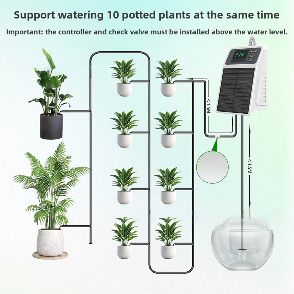 Smart Solar Powered Auto Water - Smart Garden Watering review and price