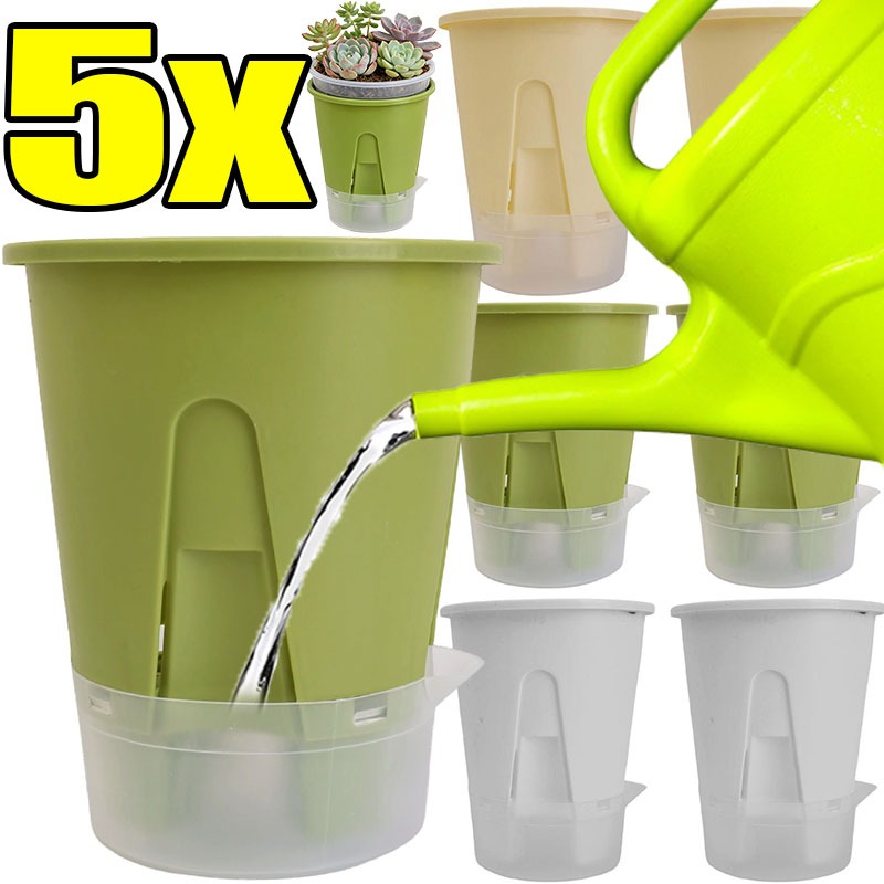 Self Watering Planter Pot Tray - Smart Garden Auk review and price