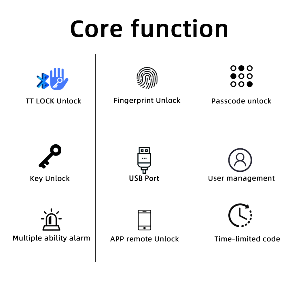 RAYKUBE M5 TT Lock BLE Smart F - Smart Garden Door Lock review and price