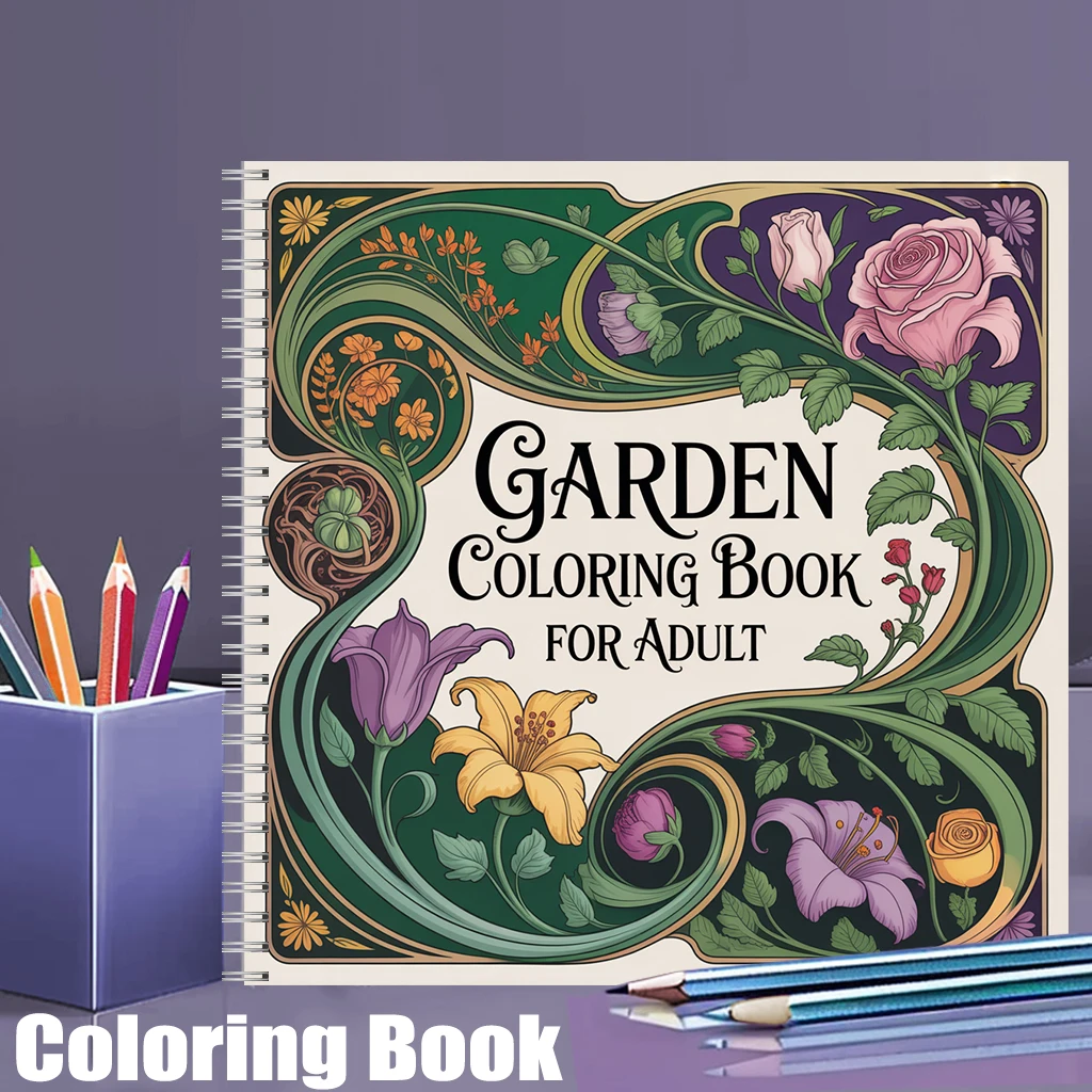 Coloring Book Garden Coloring  - Garden Journal Planner review and price