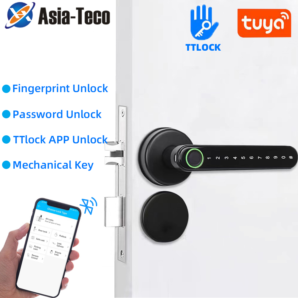 TTLock Smart Bluetooth Fingerp - Smart Garden Door Lock review and price