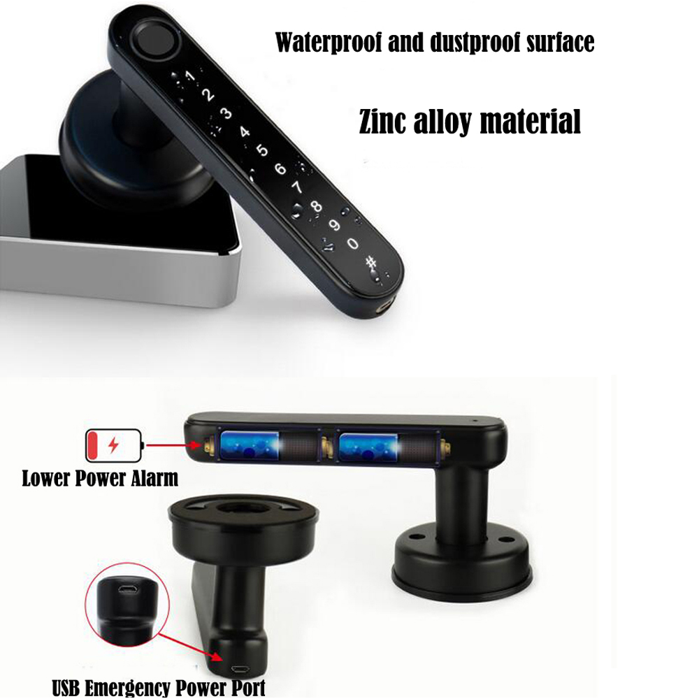 TTLock Smart Bluetooth Fingerp - Smart Garden Door Lock review and price