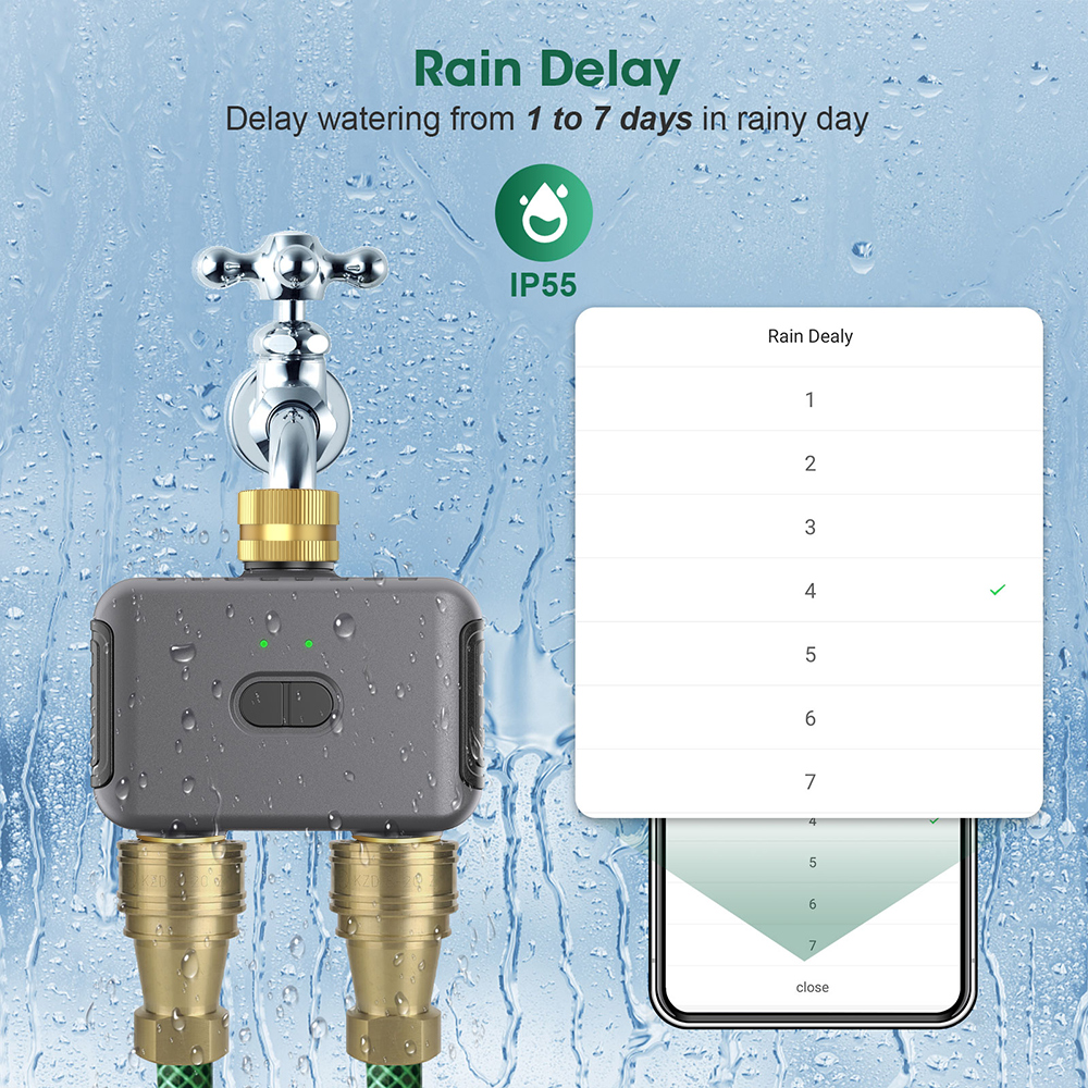 2-Outlet Tuya Smart Automatic  - Smart Garden Iot review and price