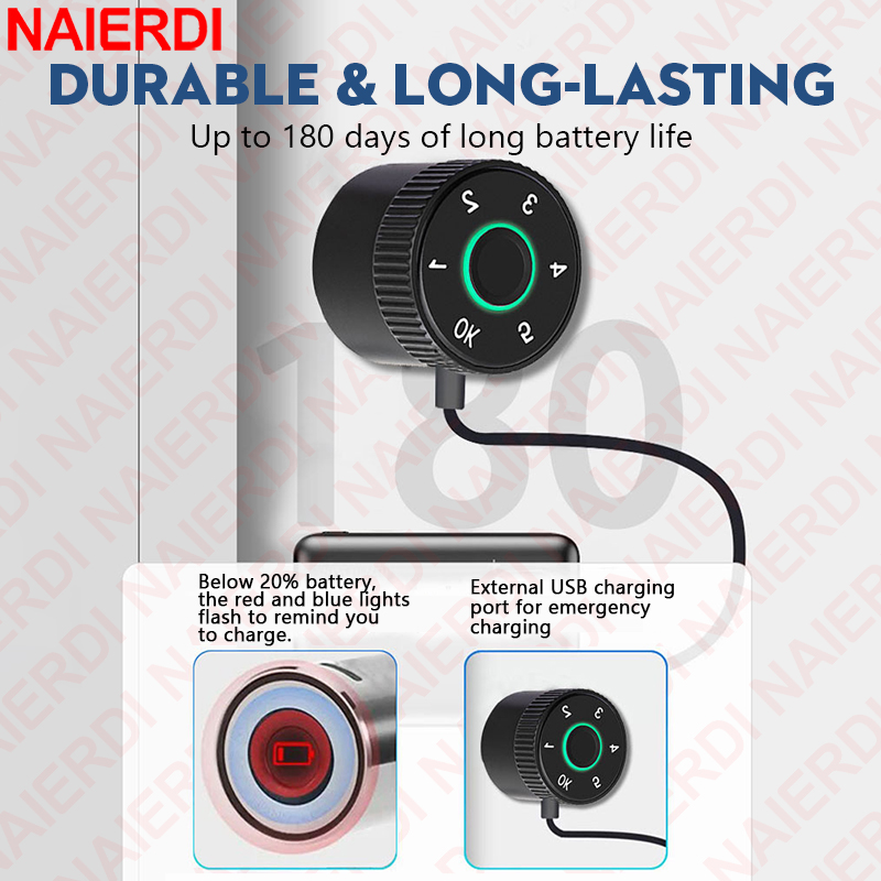 NAIERDI Smart Electronic Lock  - Smart Garden Door Lock review and price