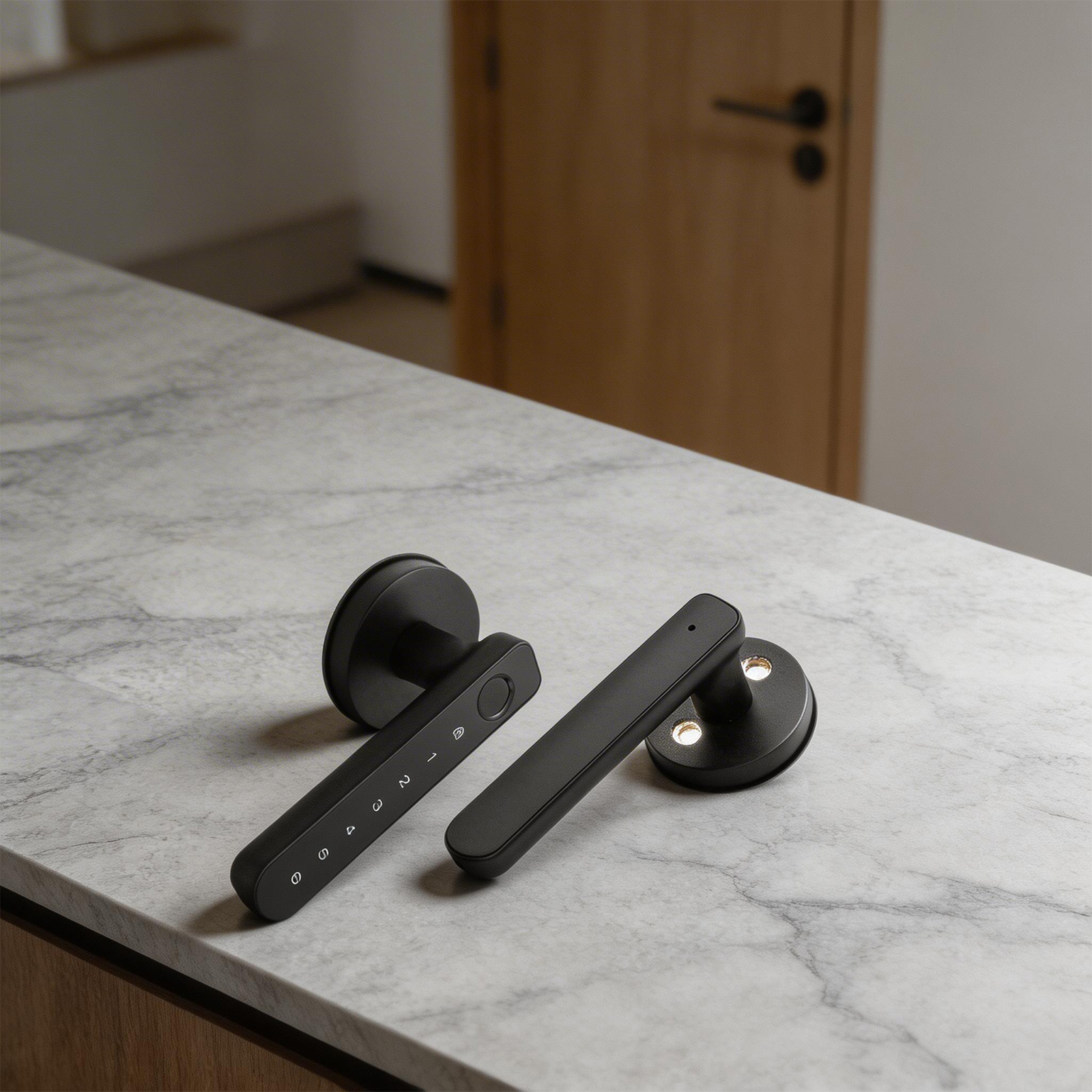 Smart Handle Lock with Fingerp - Smart Garden Door Lock review and price