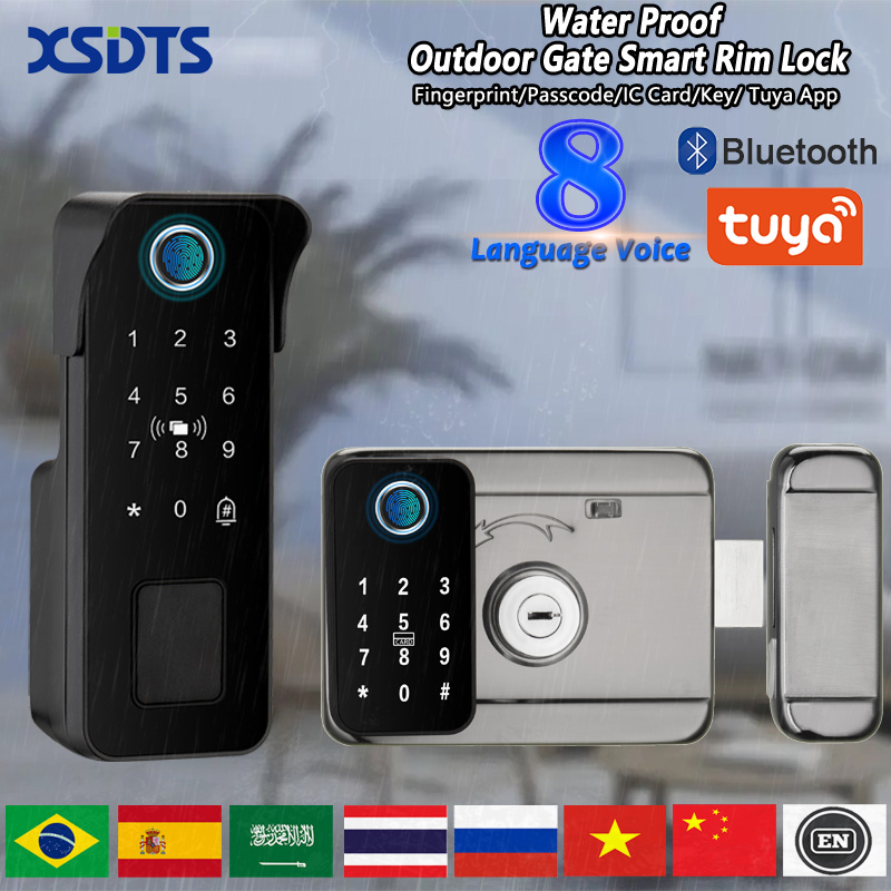 Waterproof Smart Door Lock Fin - Smart Garden Door Lock review and price