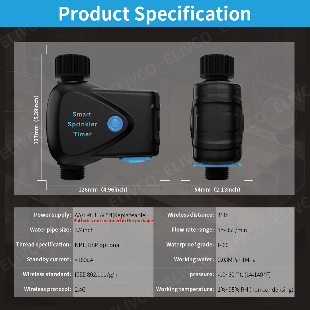 Tuya WiFi Smart Water Device w - Smart Garden Valve review and price