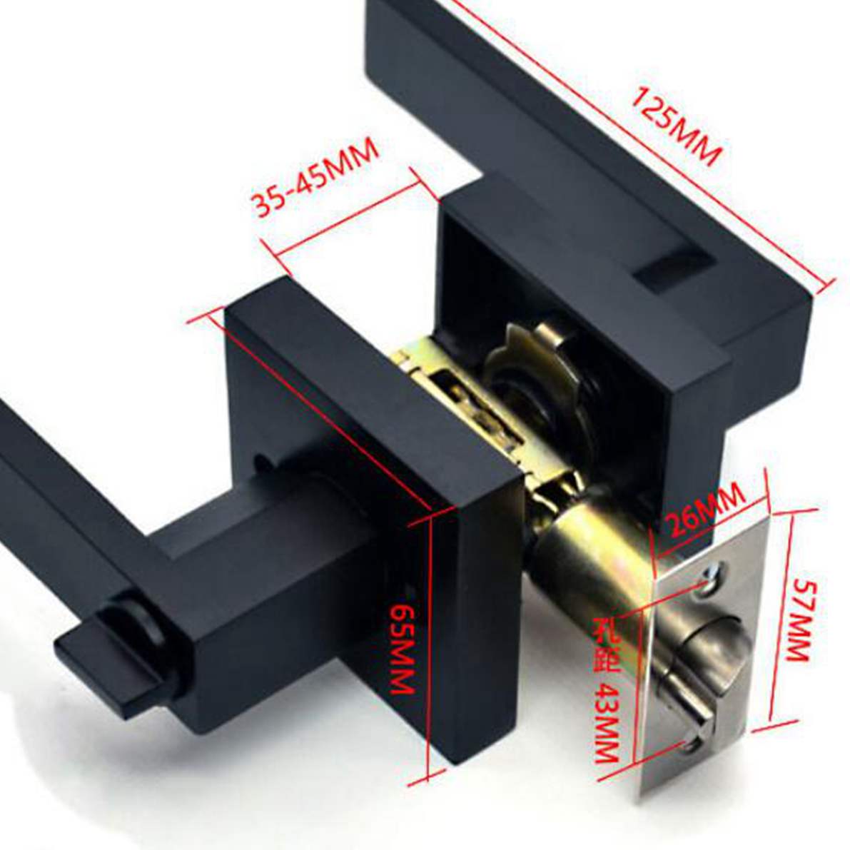 Black Door Handle Door Handle  - Smart Garden Door Lock review and price