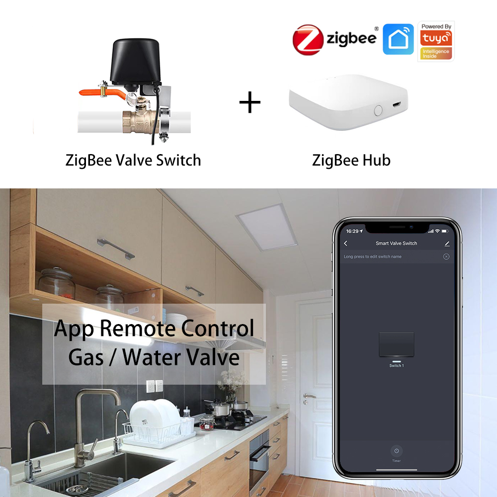 ZigBee Water/Gas Valve Remote  - Smart Garden Valve review and price