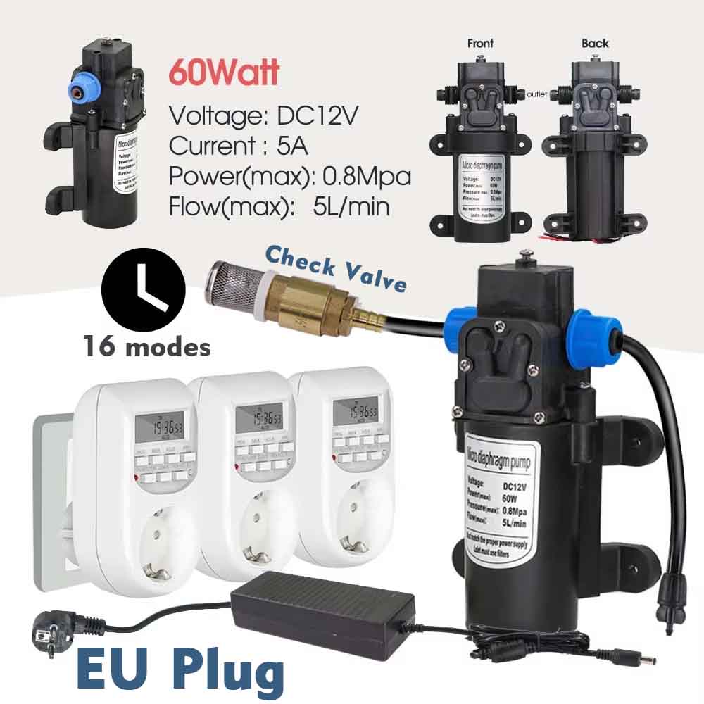 60w Self-priming Pump Misting  - Smart Garden Valve review and price