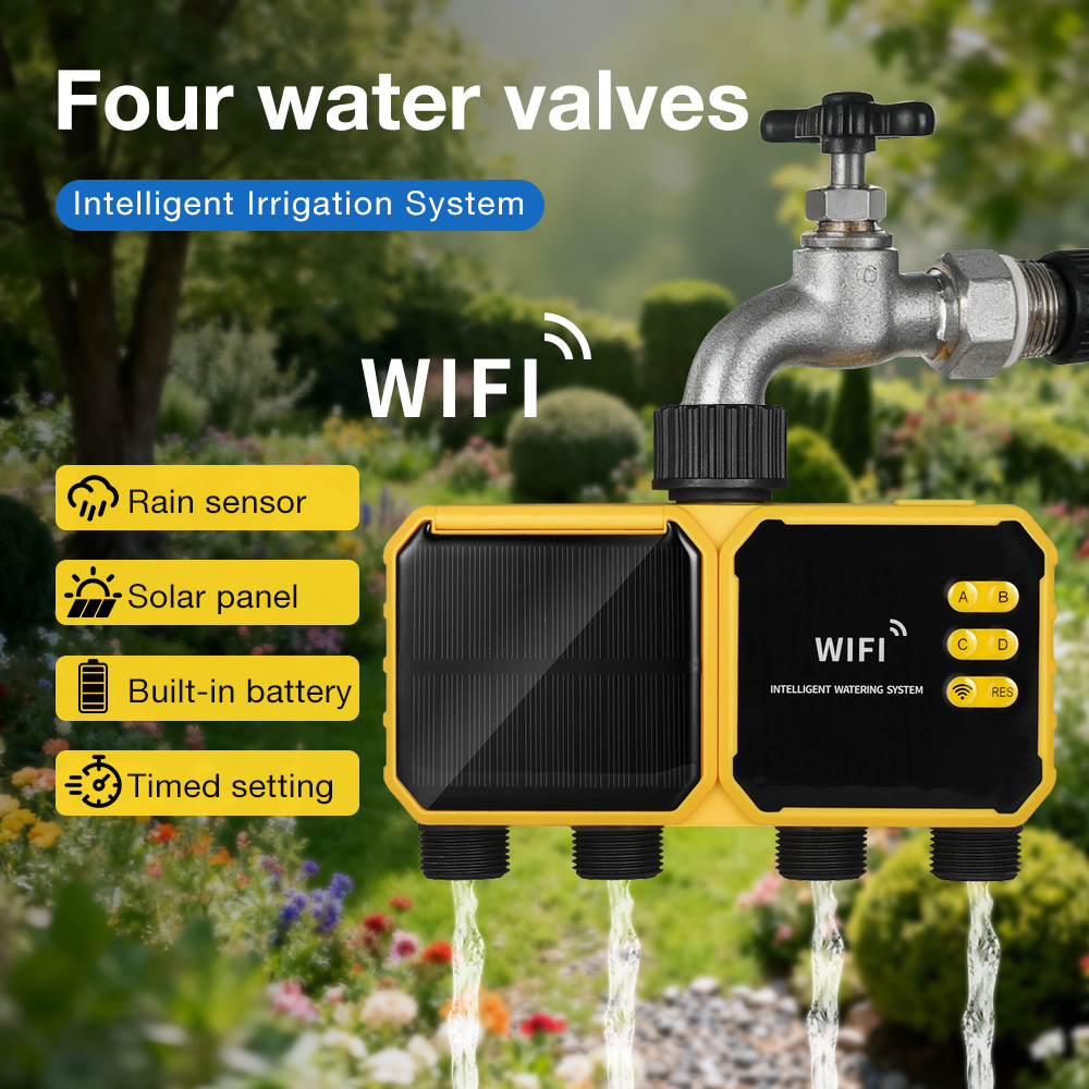 WiFi Solar Irrigation Timer 1/ - Smart Garden Iot review and price