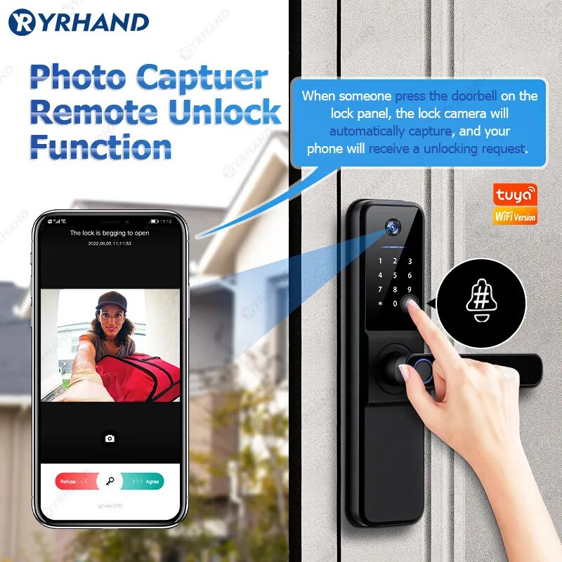YRHAND H01 Fechadura Eletronic - Smart Garden Door Lock review and price