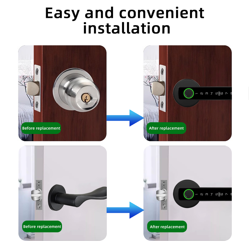 RAYKUBE M5 Tuya BLE Fingerprin - Smart Garden Door Lock review and price